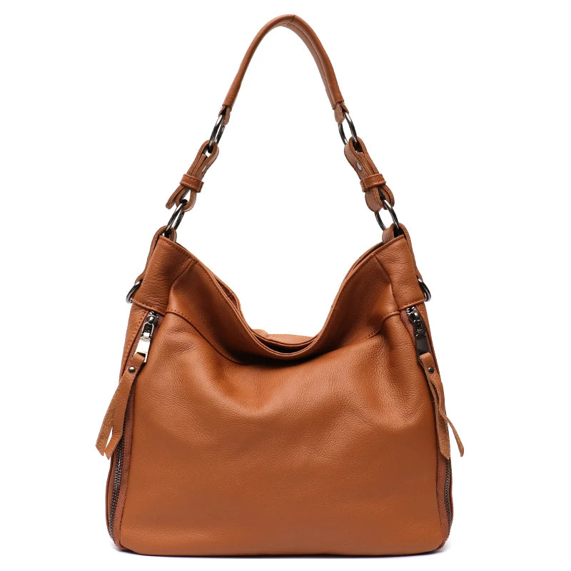 Multi-Pocket Soft Hobo