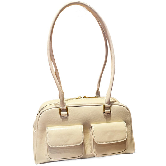 Double-Pocket Shoulder Bag