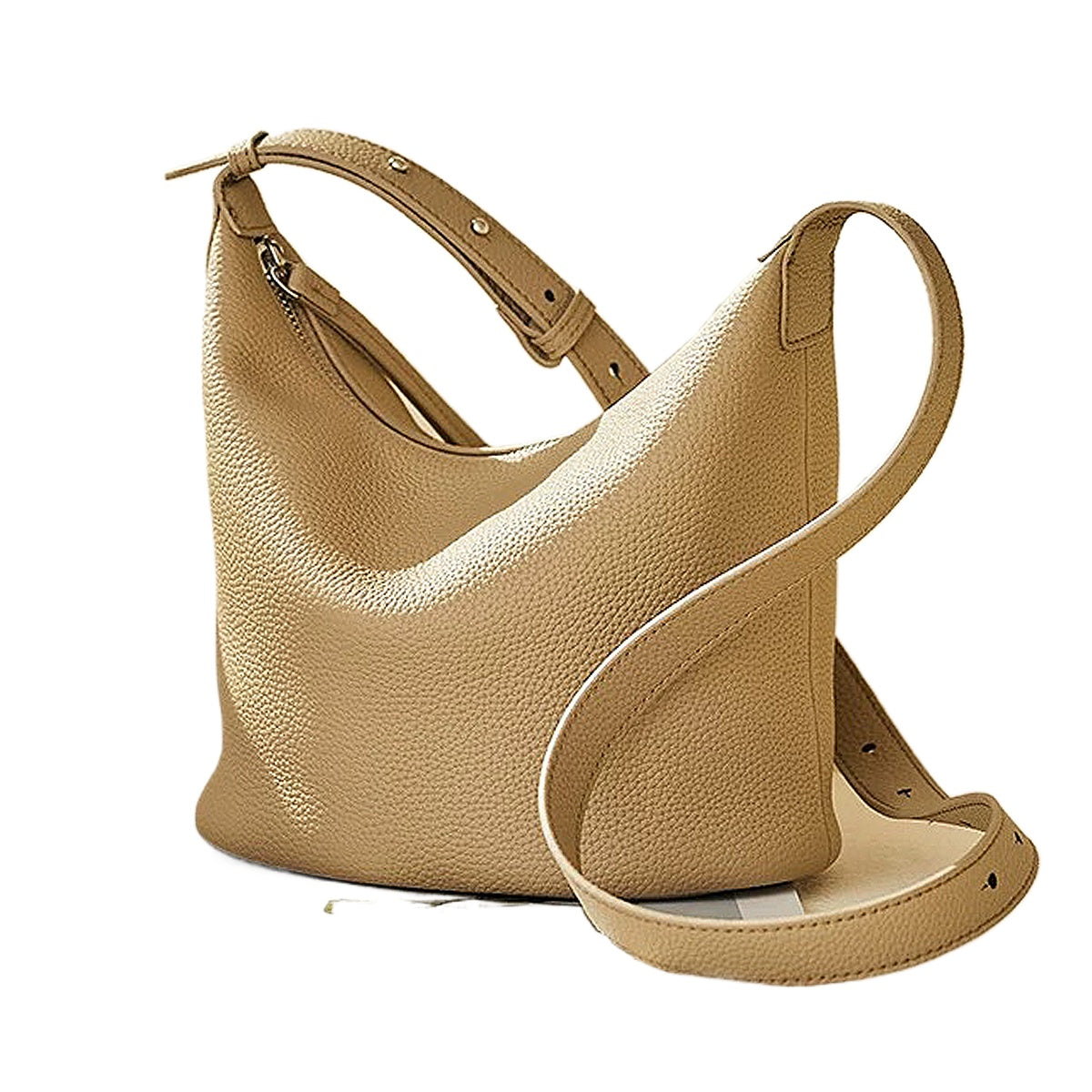 Compact Bucket Crossbody Bag