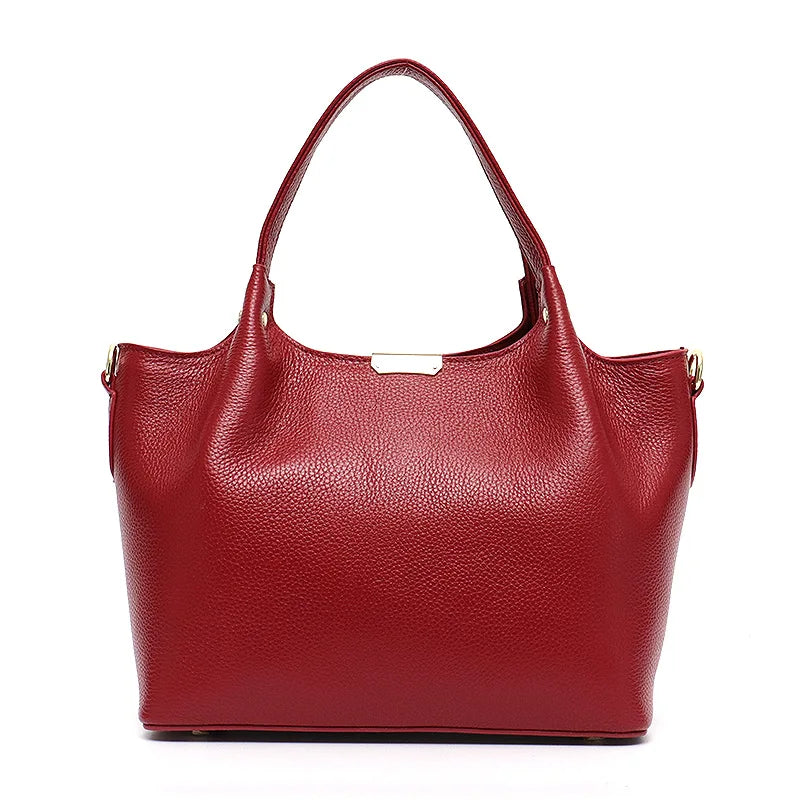 Sculpted Double-Handle Tote