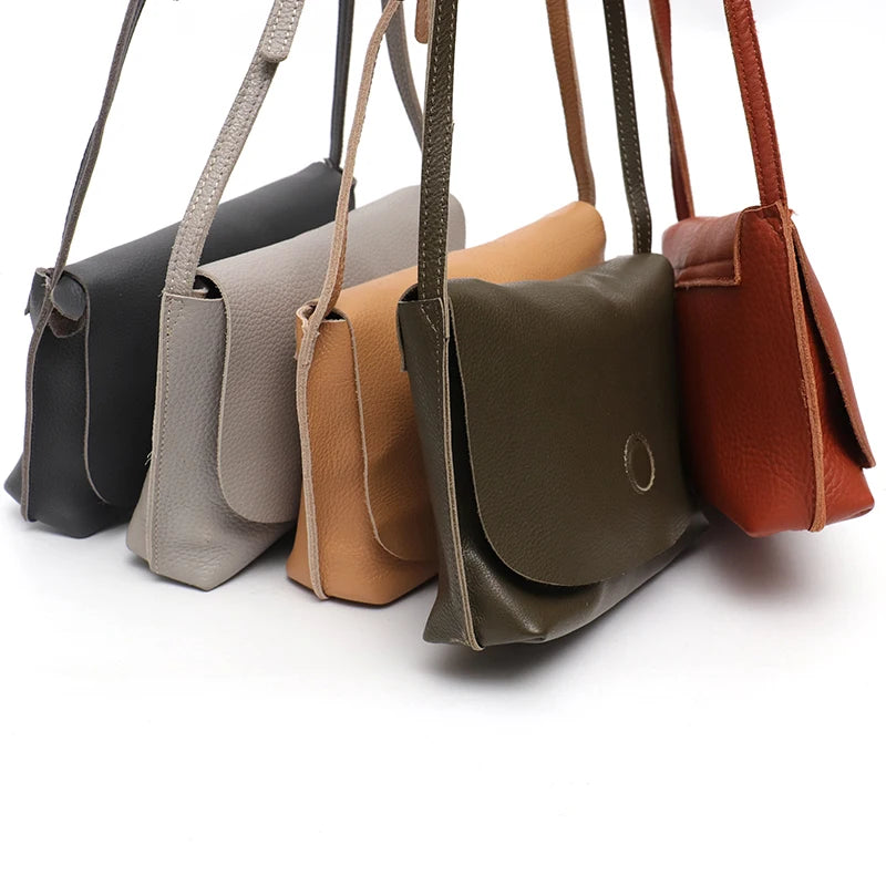 Rounded Flap Crossbody Bag