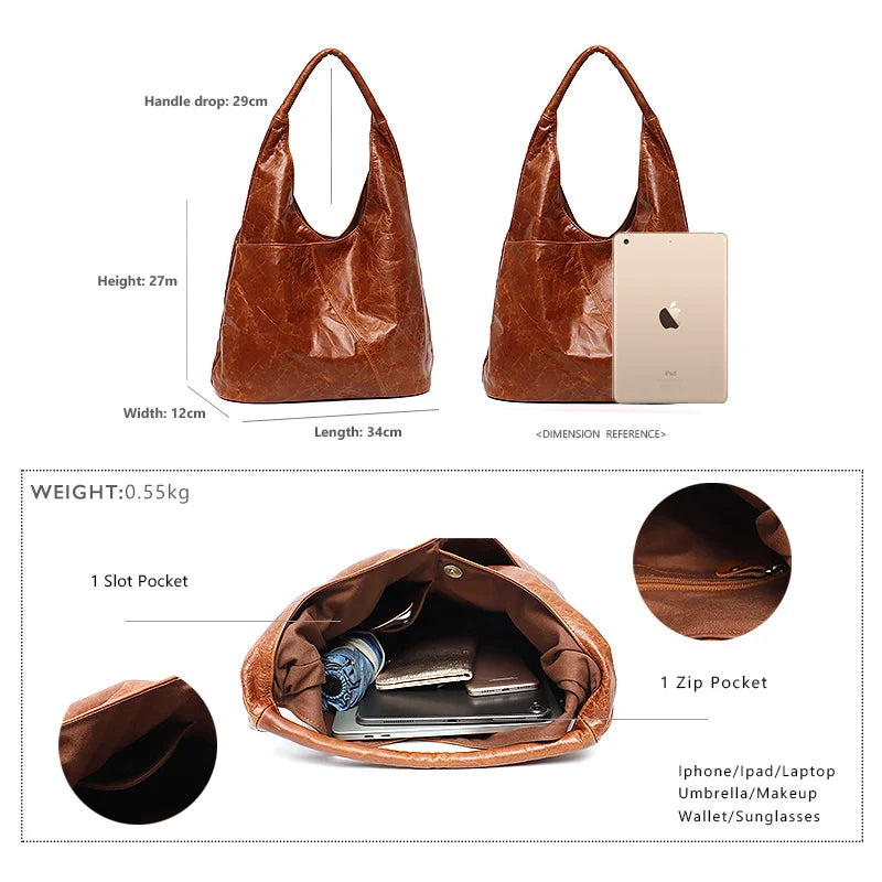 Soft Slouchy Hobo Bag