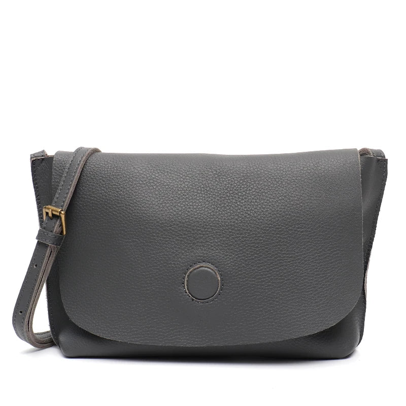 Rounded Flap Crossbody Bag