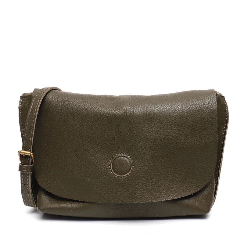 Rounded Flap Crossbody Bag