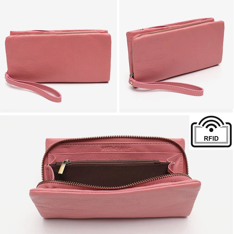 Minimal Zip Wristlet Wallet