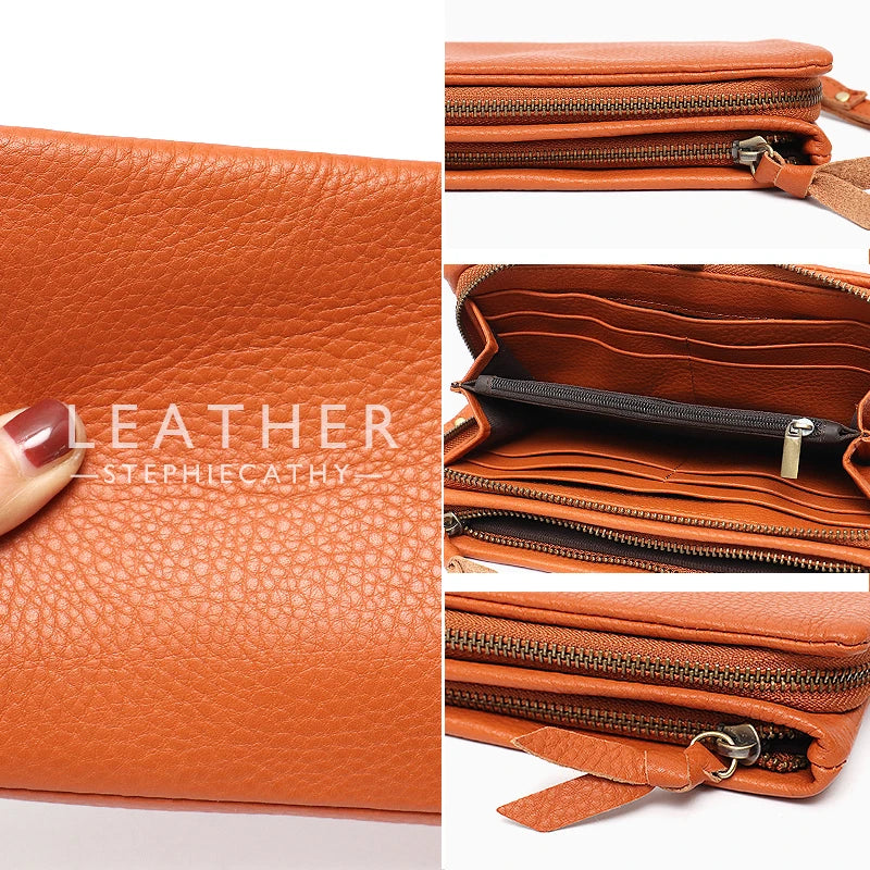 Minimal Zip Wristlet Wallet