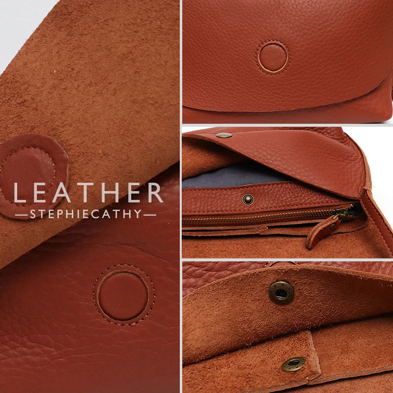Rounded Flap Crossbody Bag
