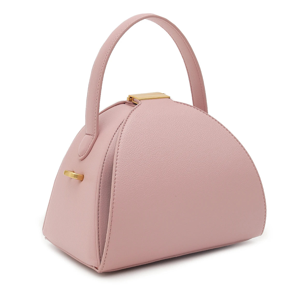 Sculpted Dome Top-Handle Bag