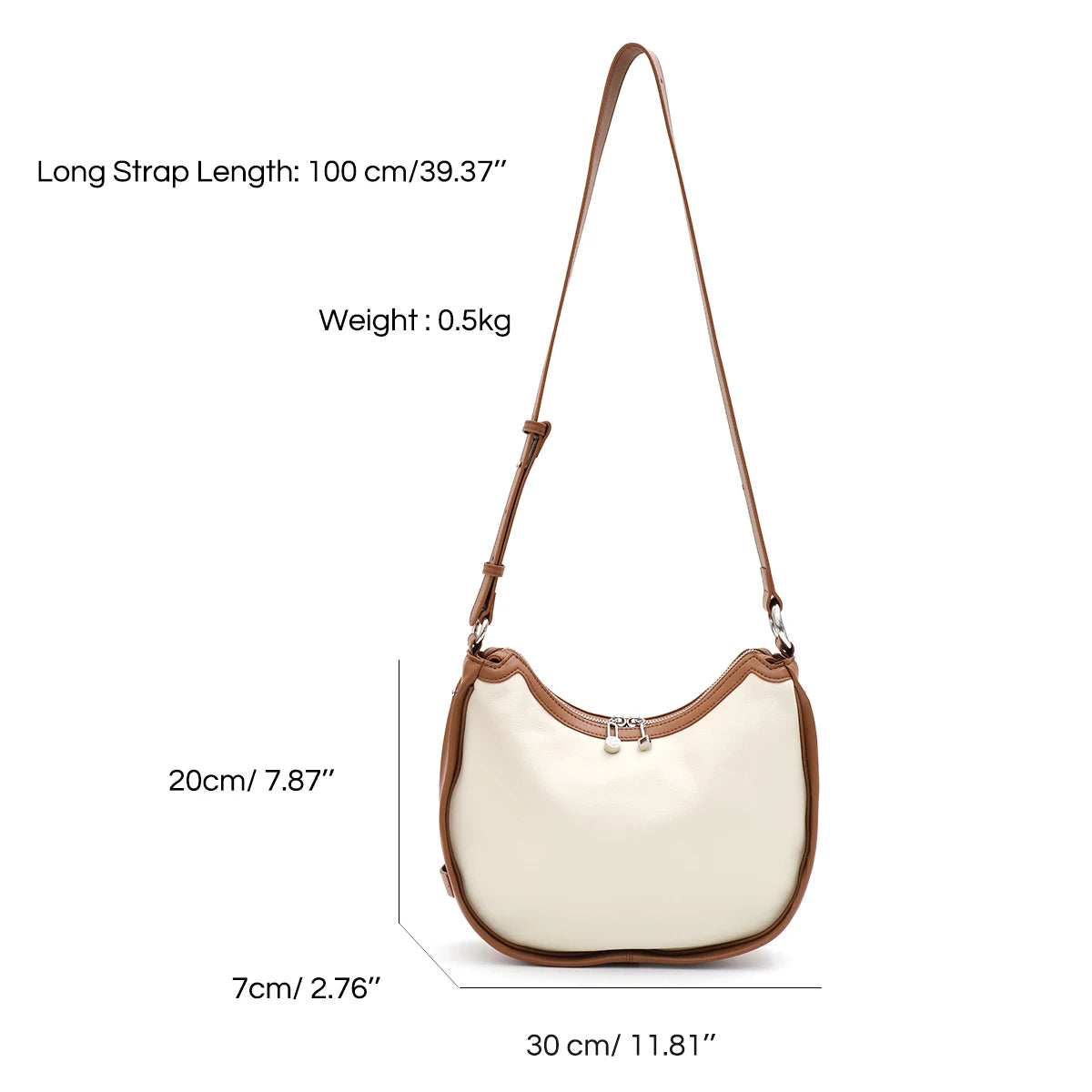 Curved Convertible Hobo