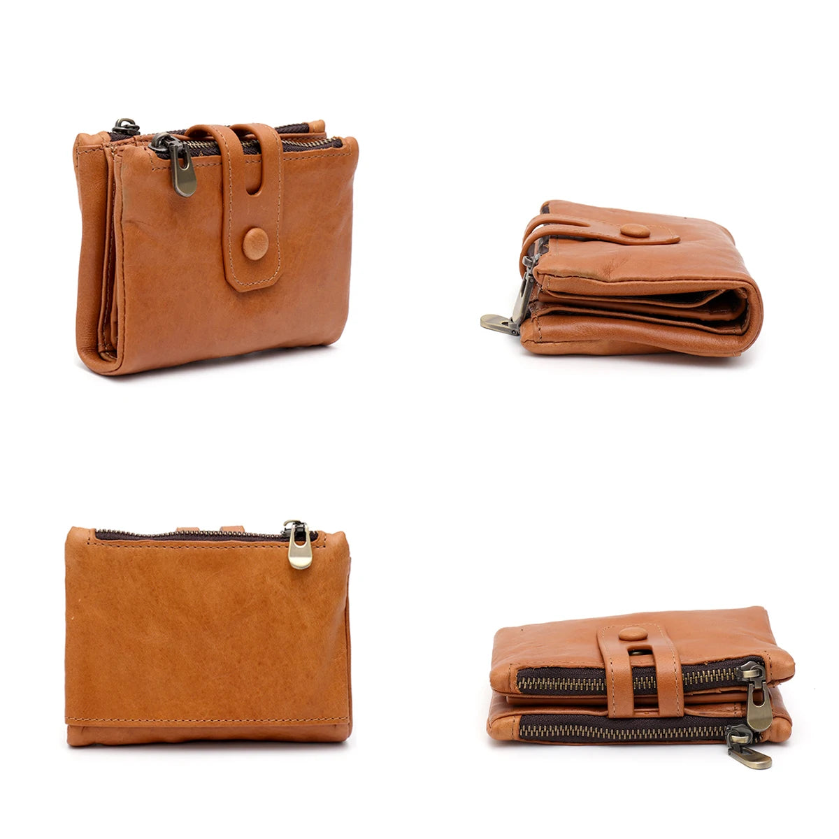 Double-Zip Snap Wallet