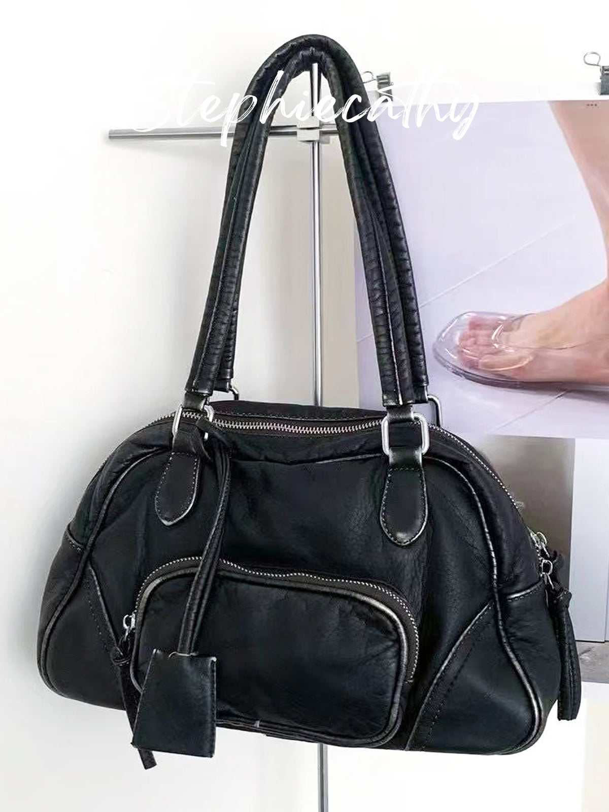 Multi-Pocket Satchel Bag