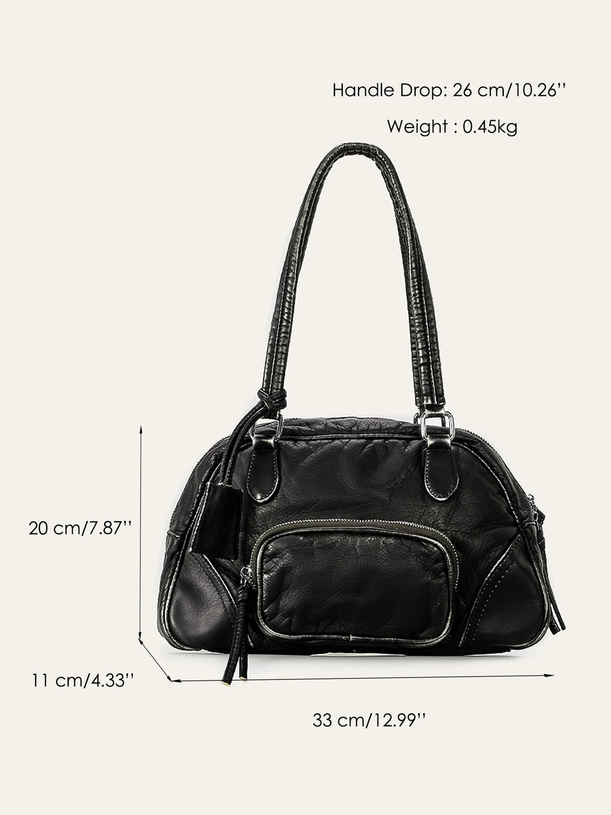 Multi-Pocket Satchel Bag