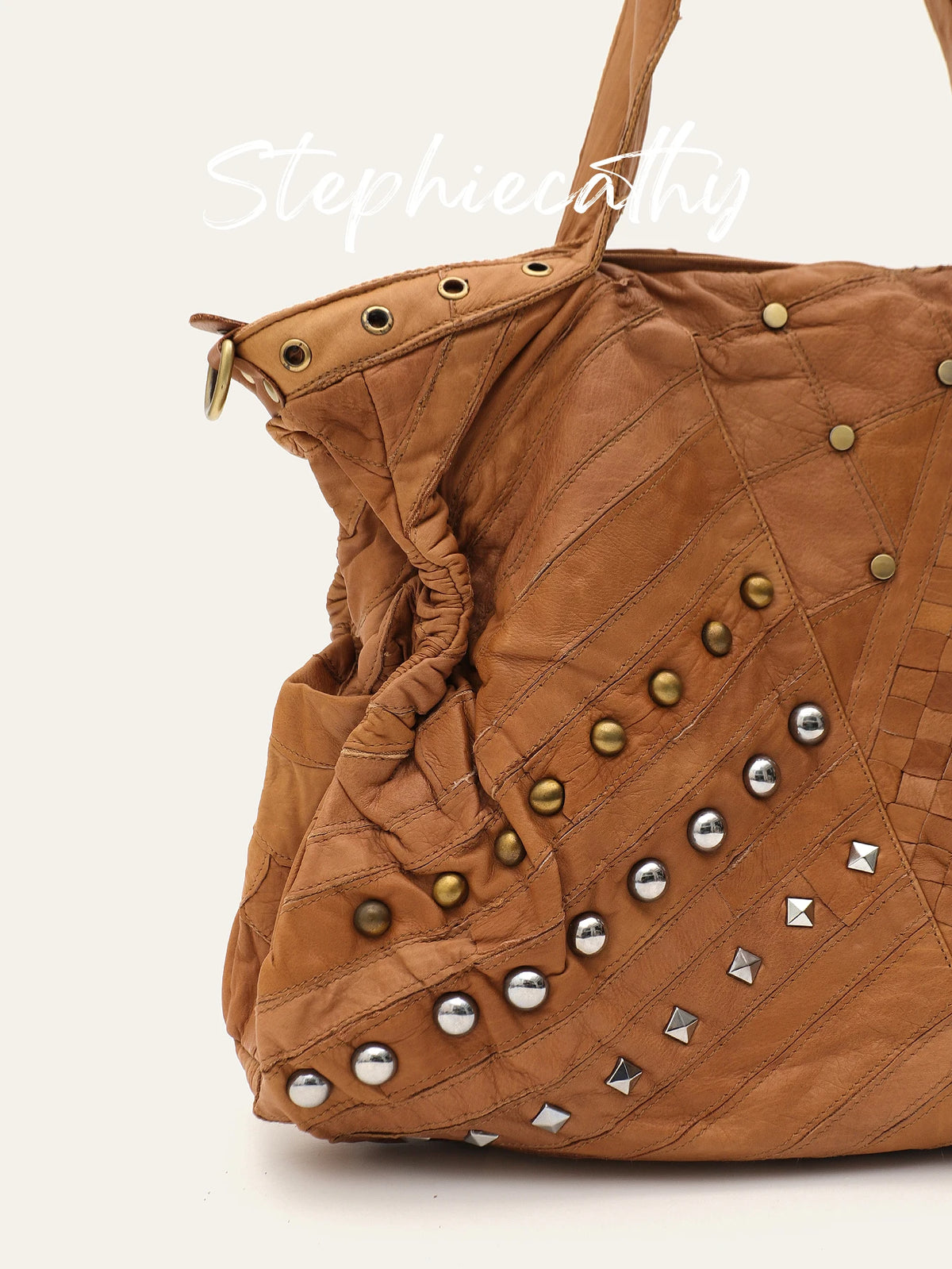 Riveted Patchwork Tote