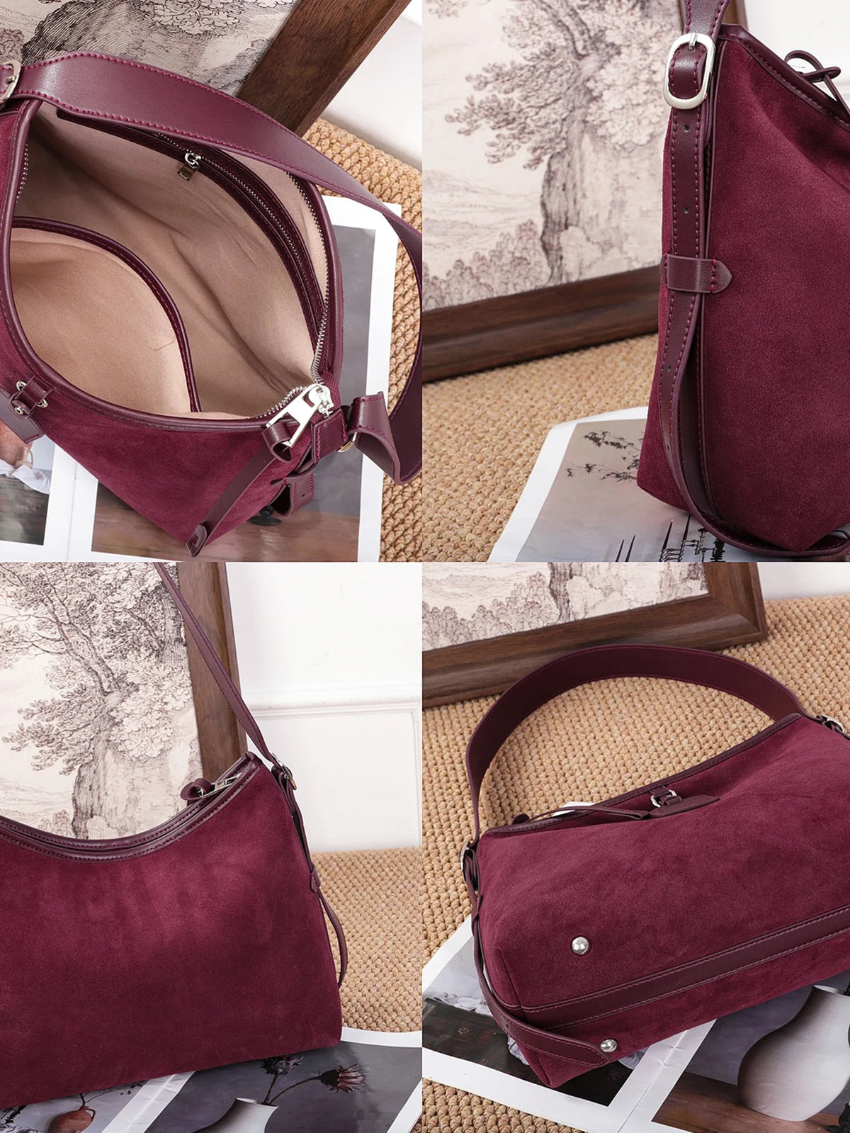 Adjustable Soft Hobo Bag