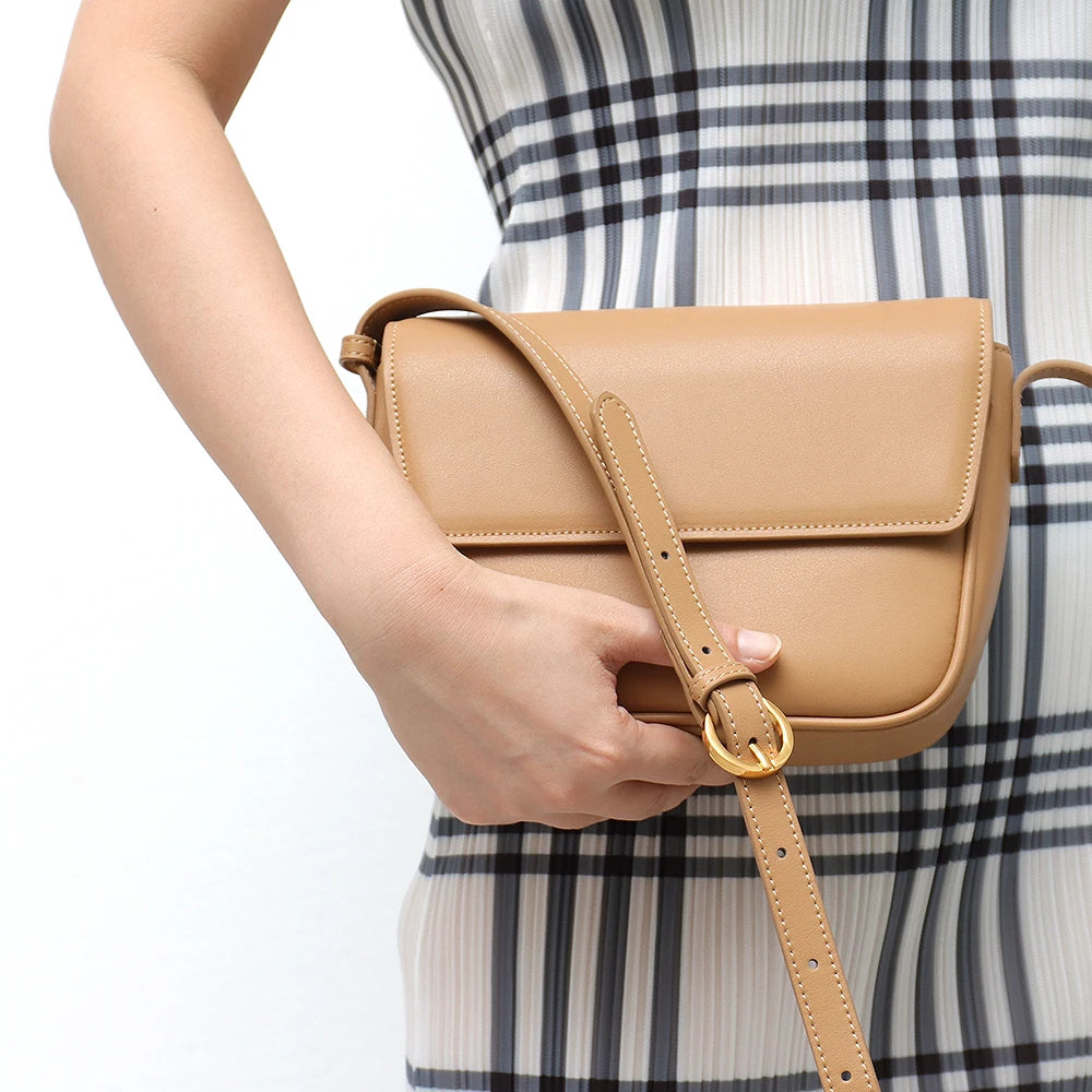 Minimal Flap Crossbody Bag