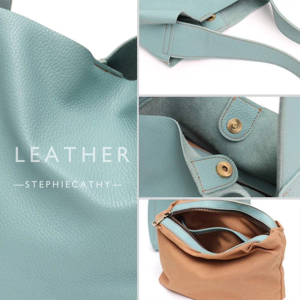 Minimal Soft Shoulder Bag