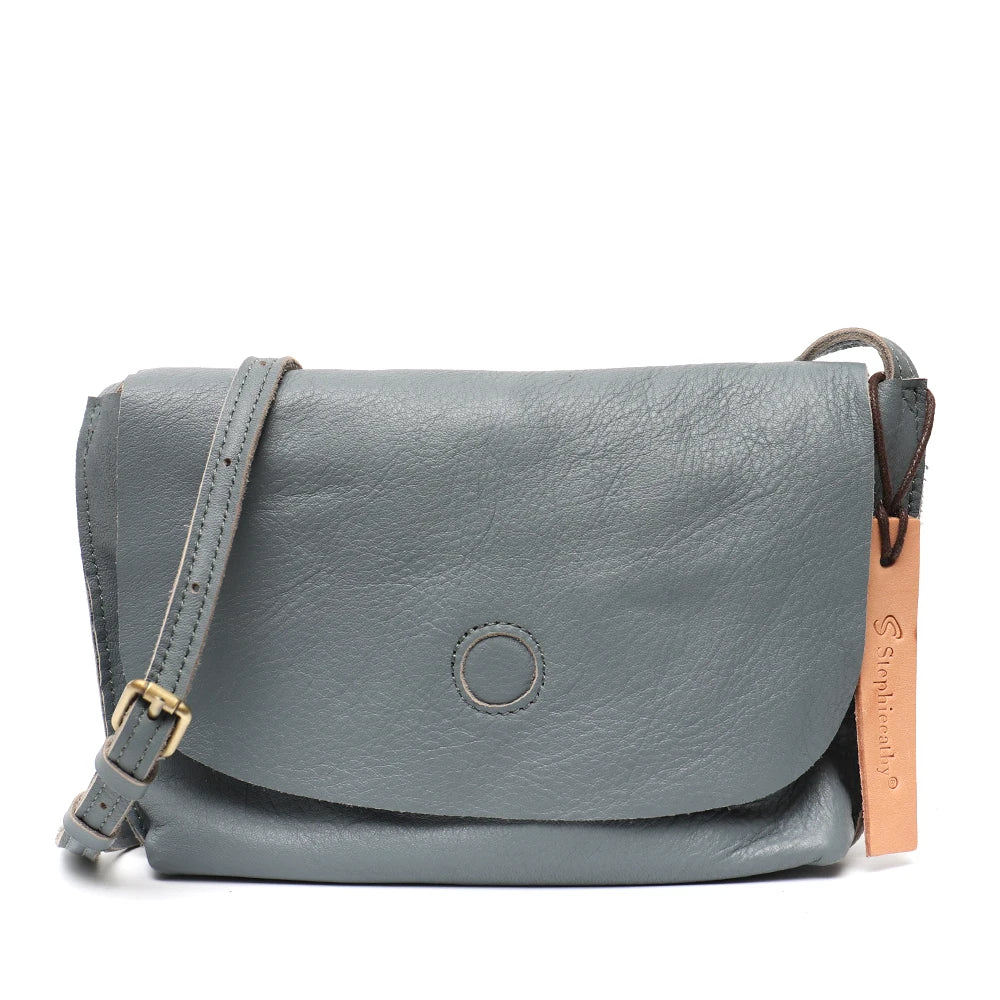 Rounded Flap Crossbody Bag