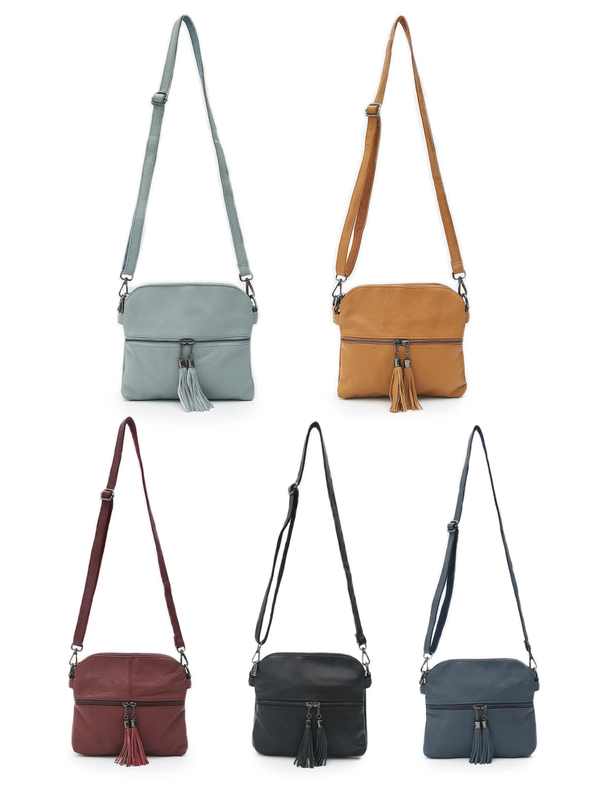 Tassel Flap Crossbody Bag