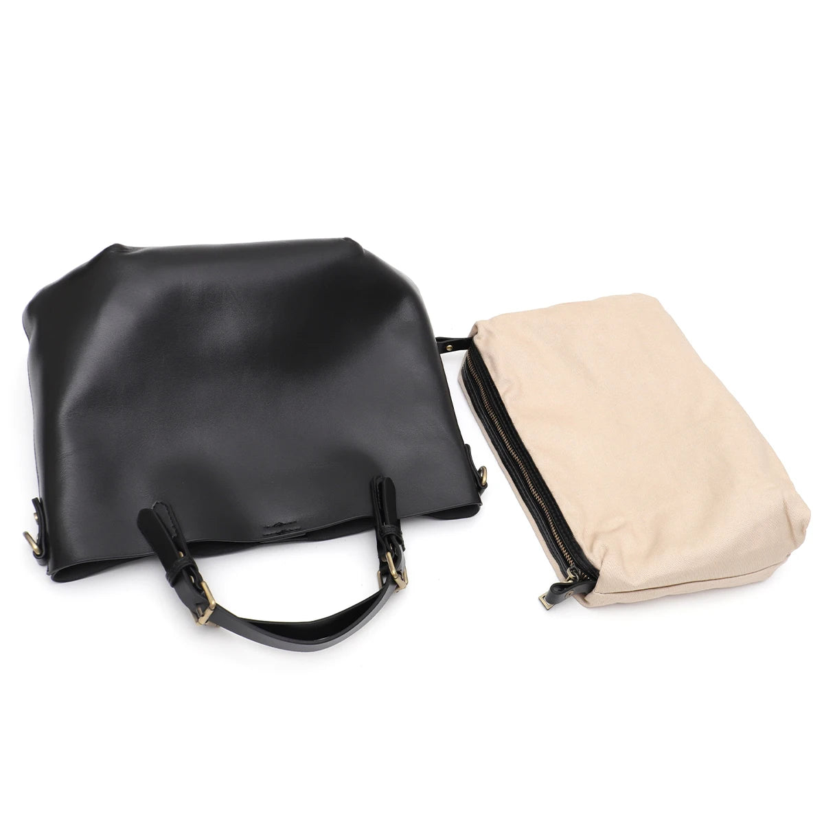 Curved Top-Handle Crossbody