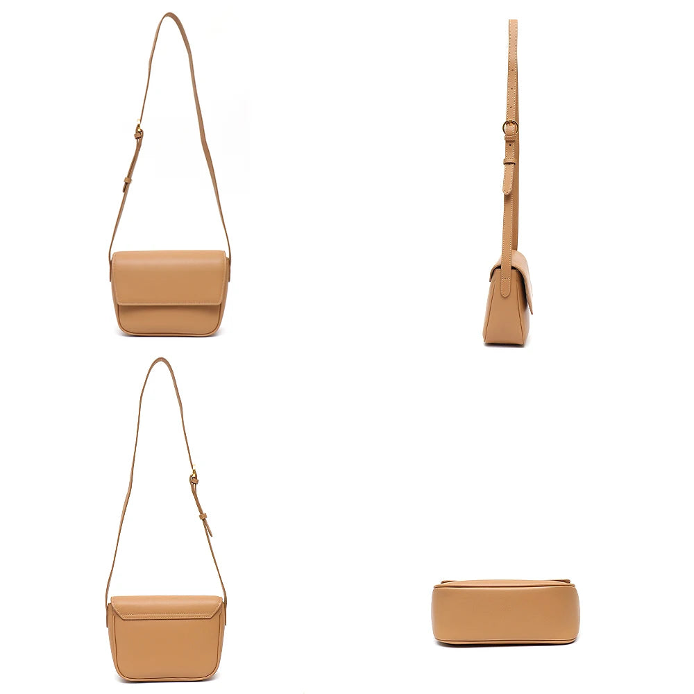 Minimal Flap Crossbody Bag