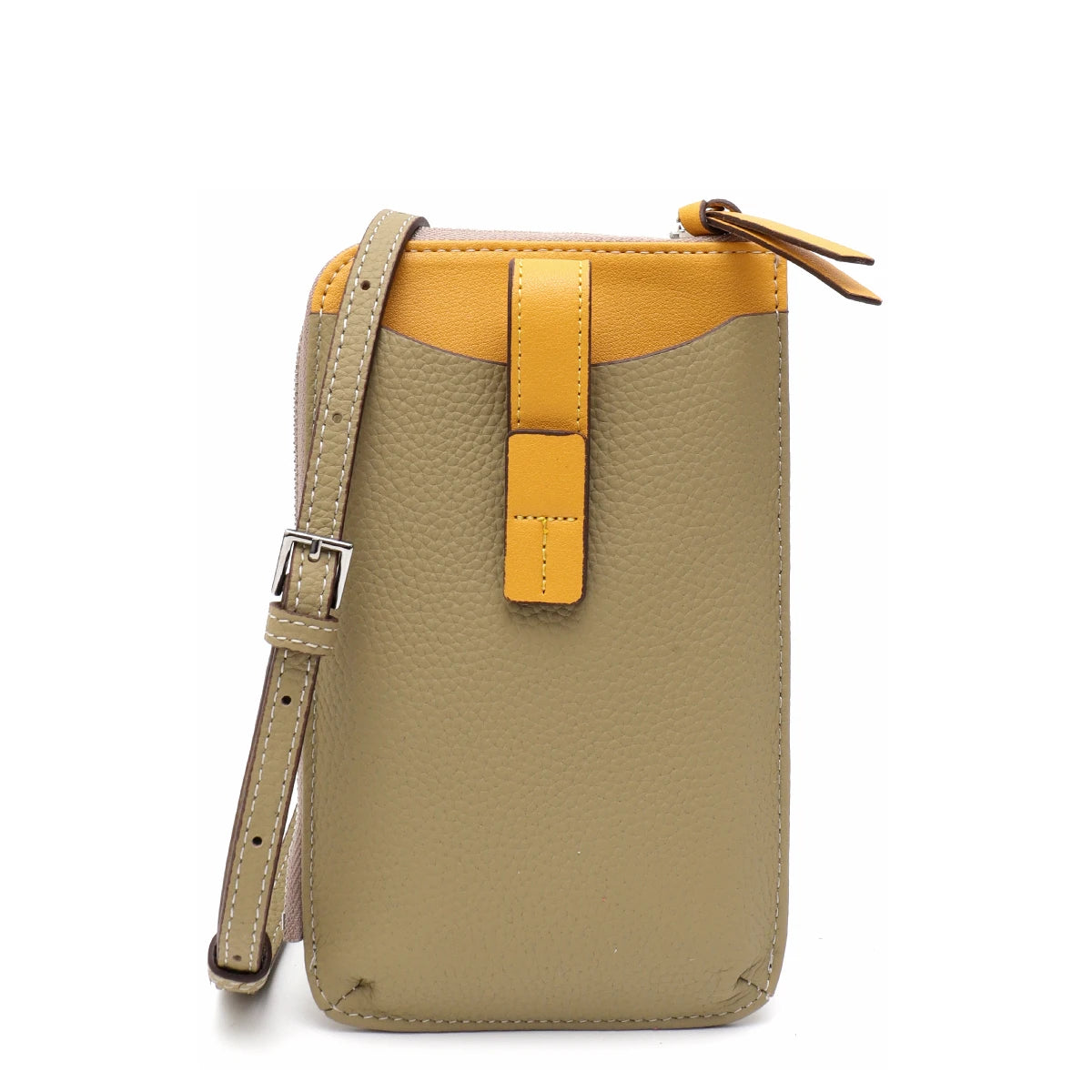 Contrast Phone Crossbody Pouch