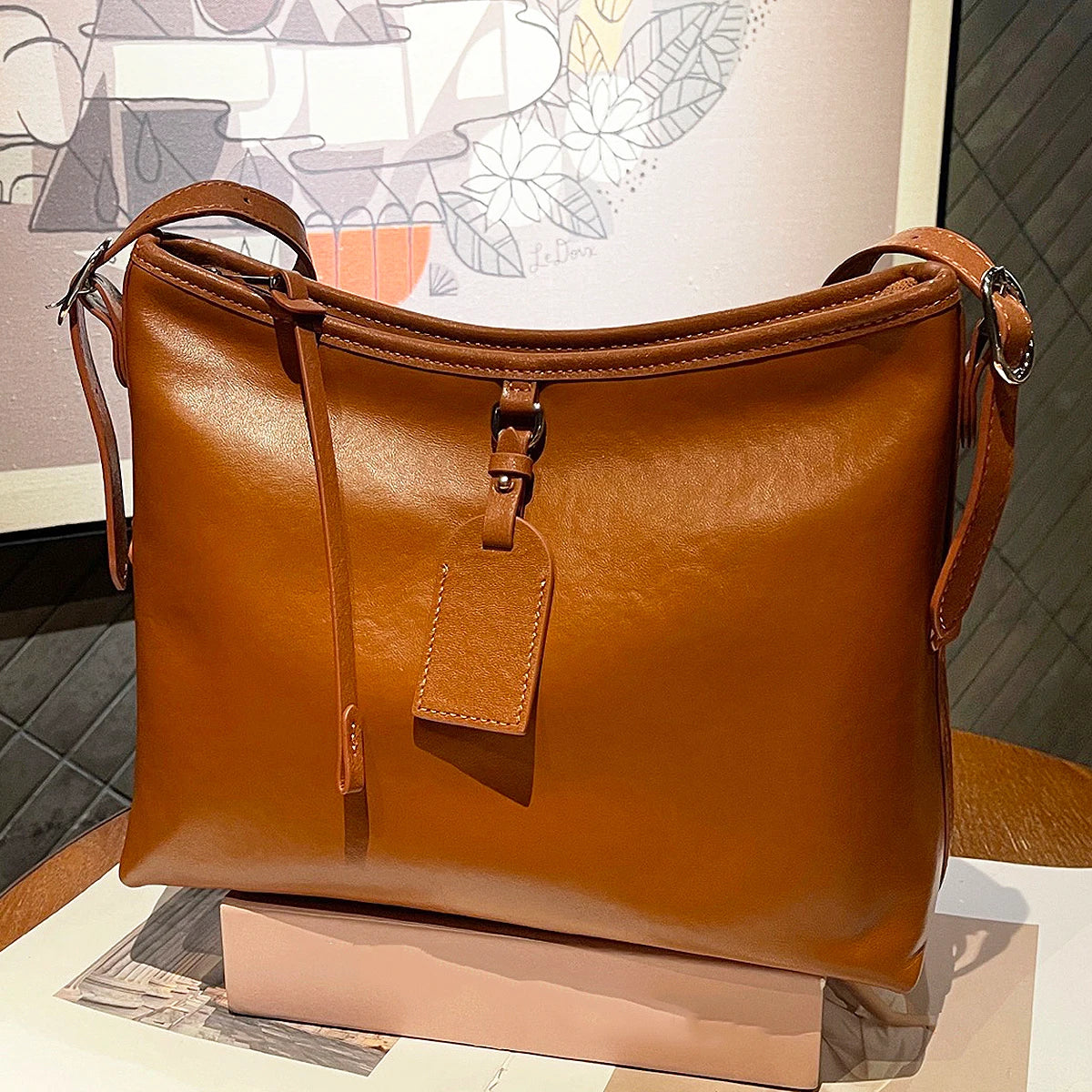 Minimal Square Shoulder Bag