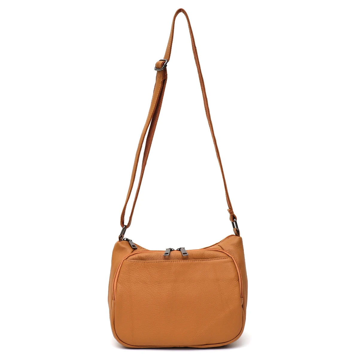 Minimal Zip Shoulder Bag