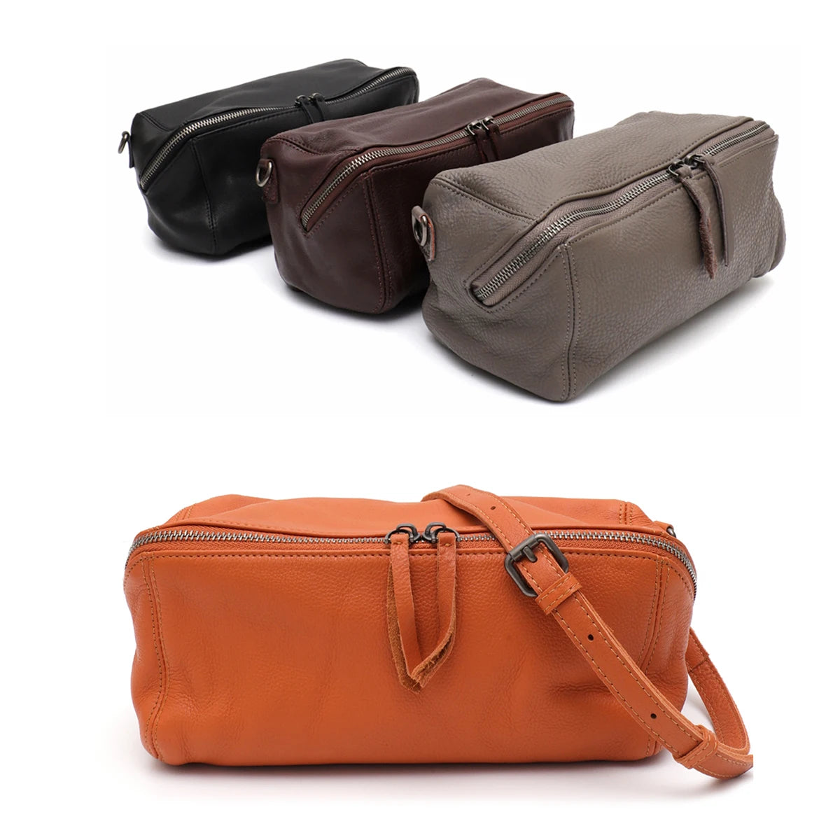 Soft Zip Crossbody Bag
