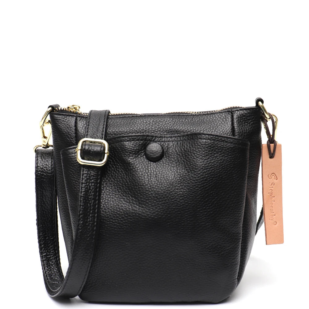 Compact Multi-Pocket Crossbody