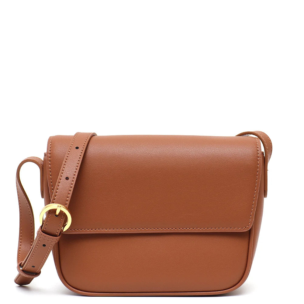 Minimal Flap Crossbody Bag