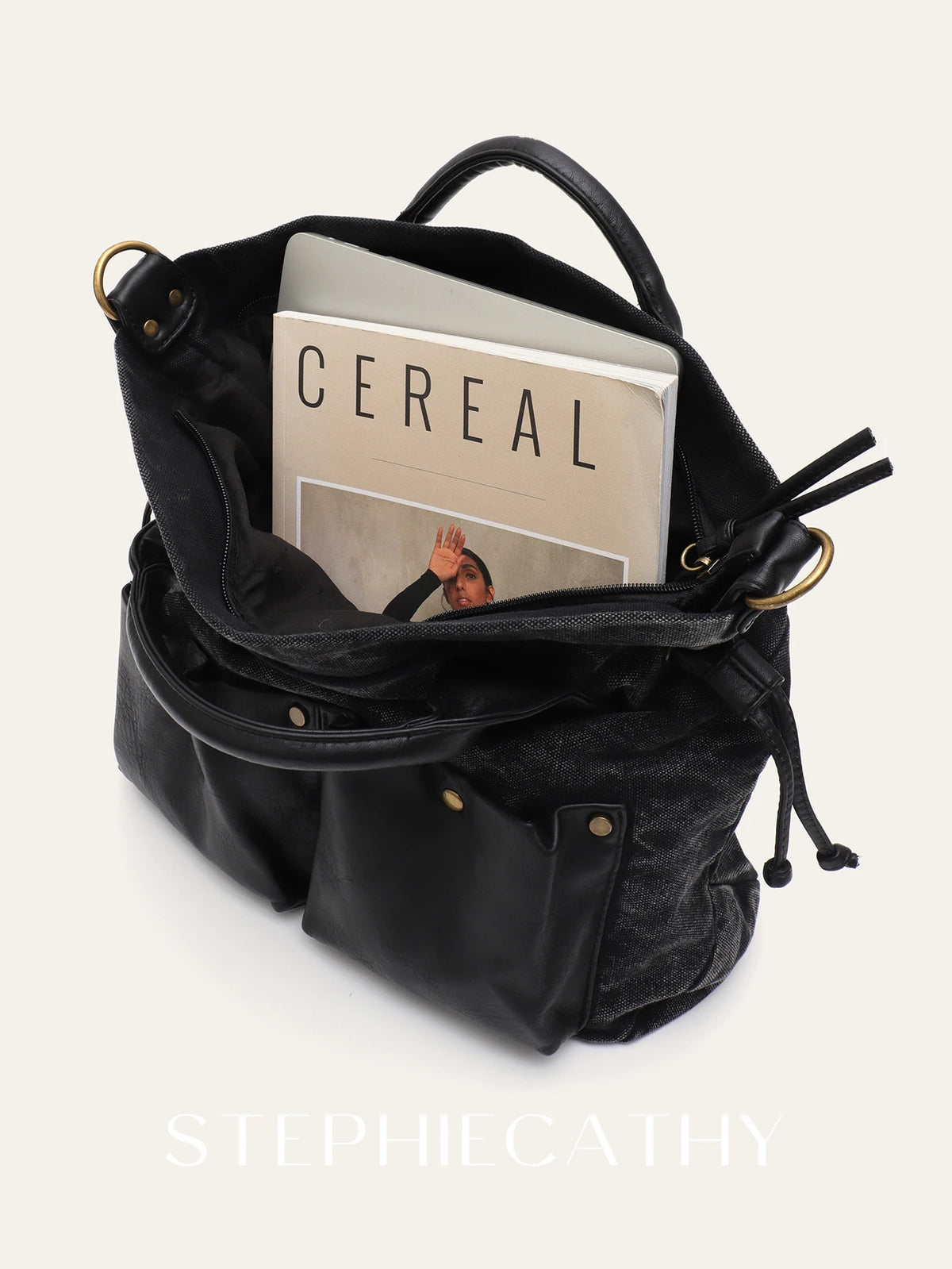 Multi-Pocket Travel Satchel