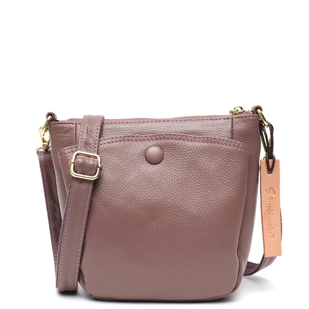 Compact Multi-Pocket Crossbody