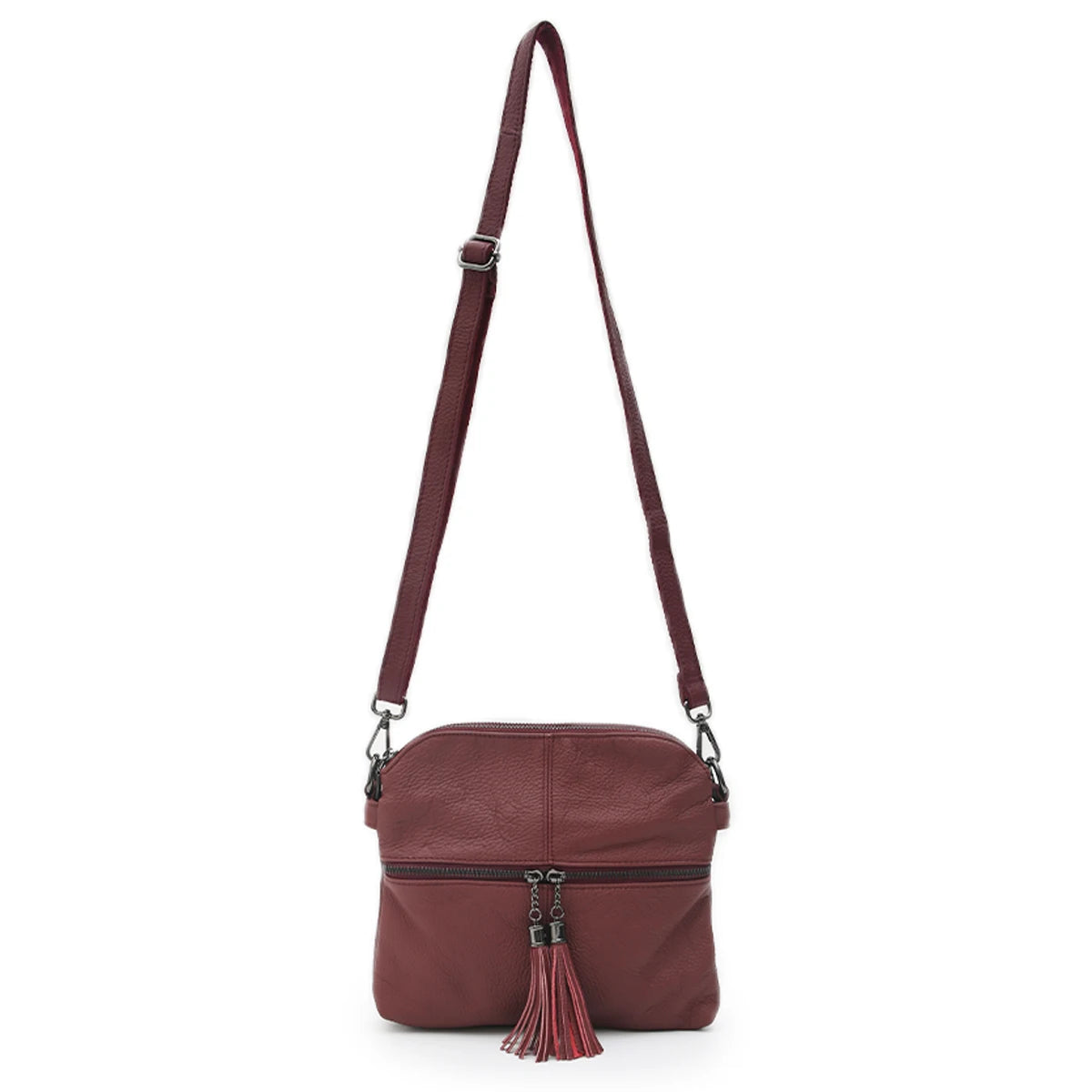 Tassel Flap Crossbody Bag