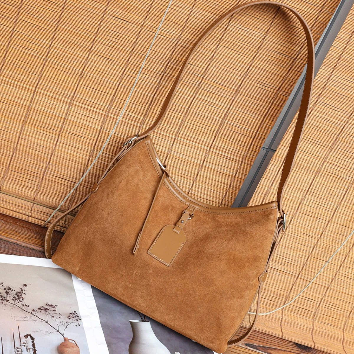 Adjustable Soft Hobo Bag