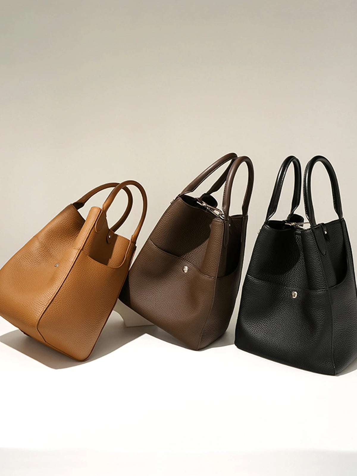 Soft Snap Shoulder Tote