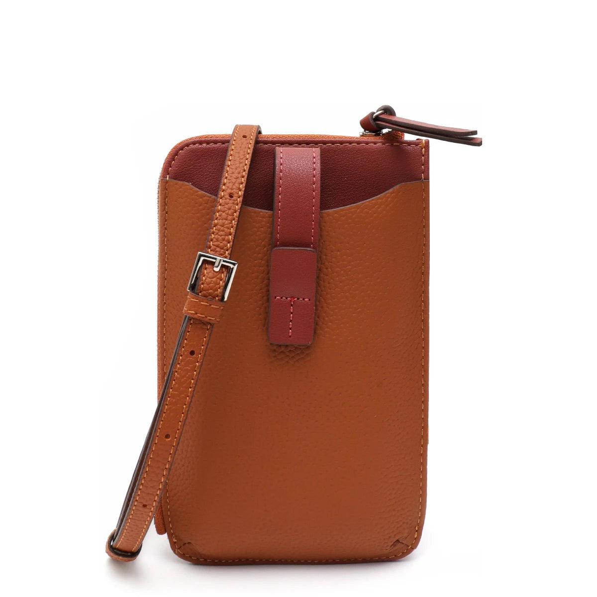 Contrast Phone Crossbody Pouch
