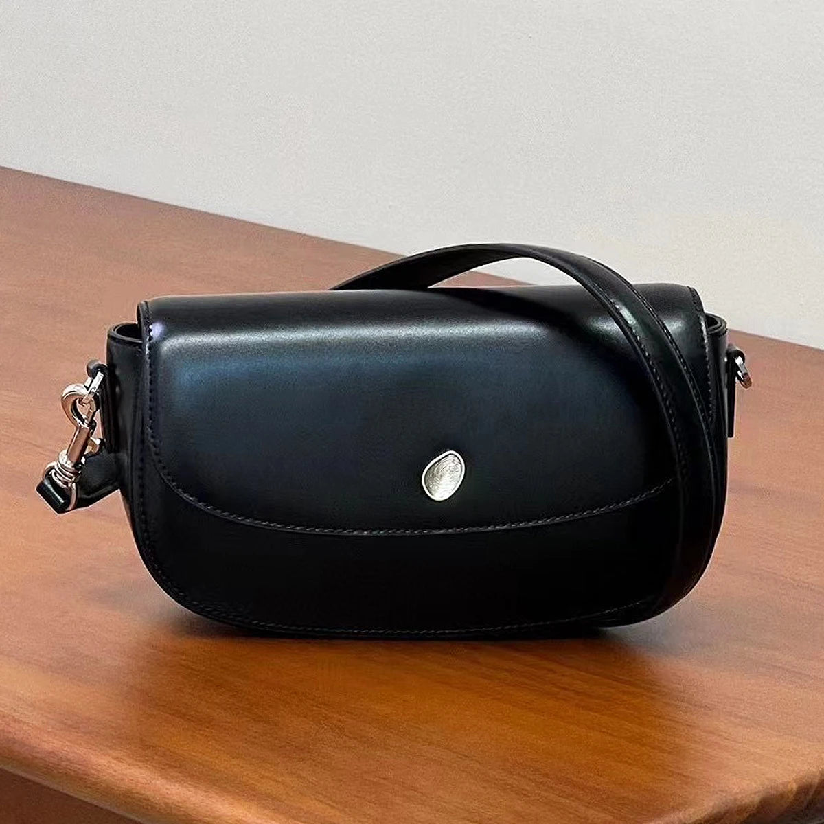 Slim Flap Crossbody Bag