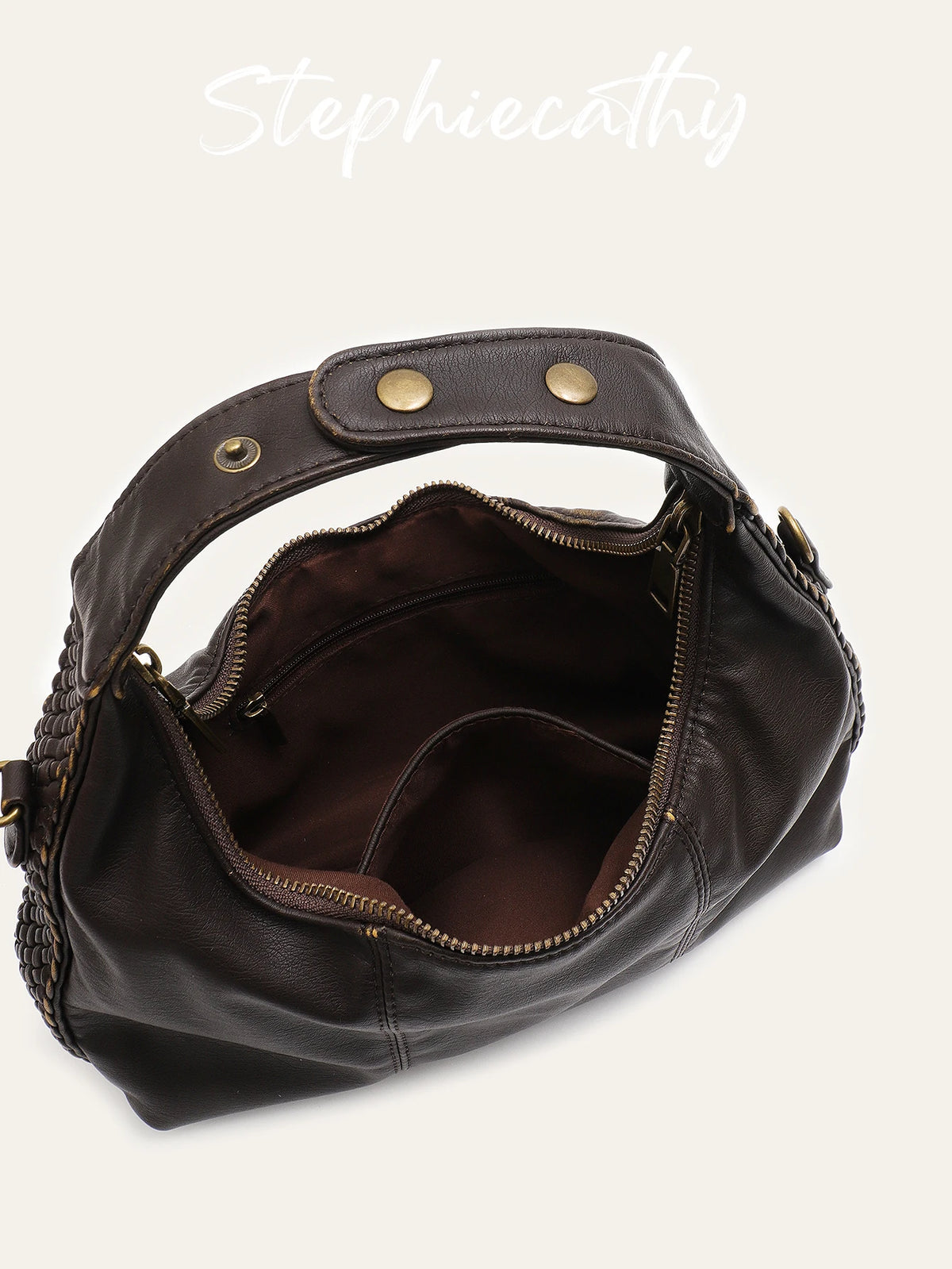 Minimal Zip Hobo Bag