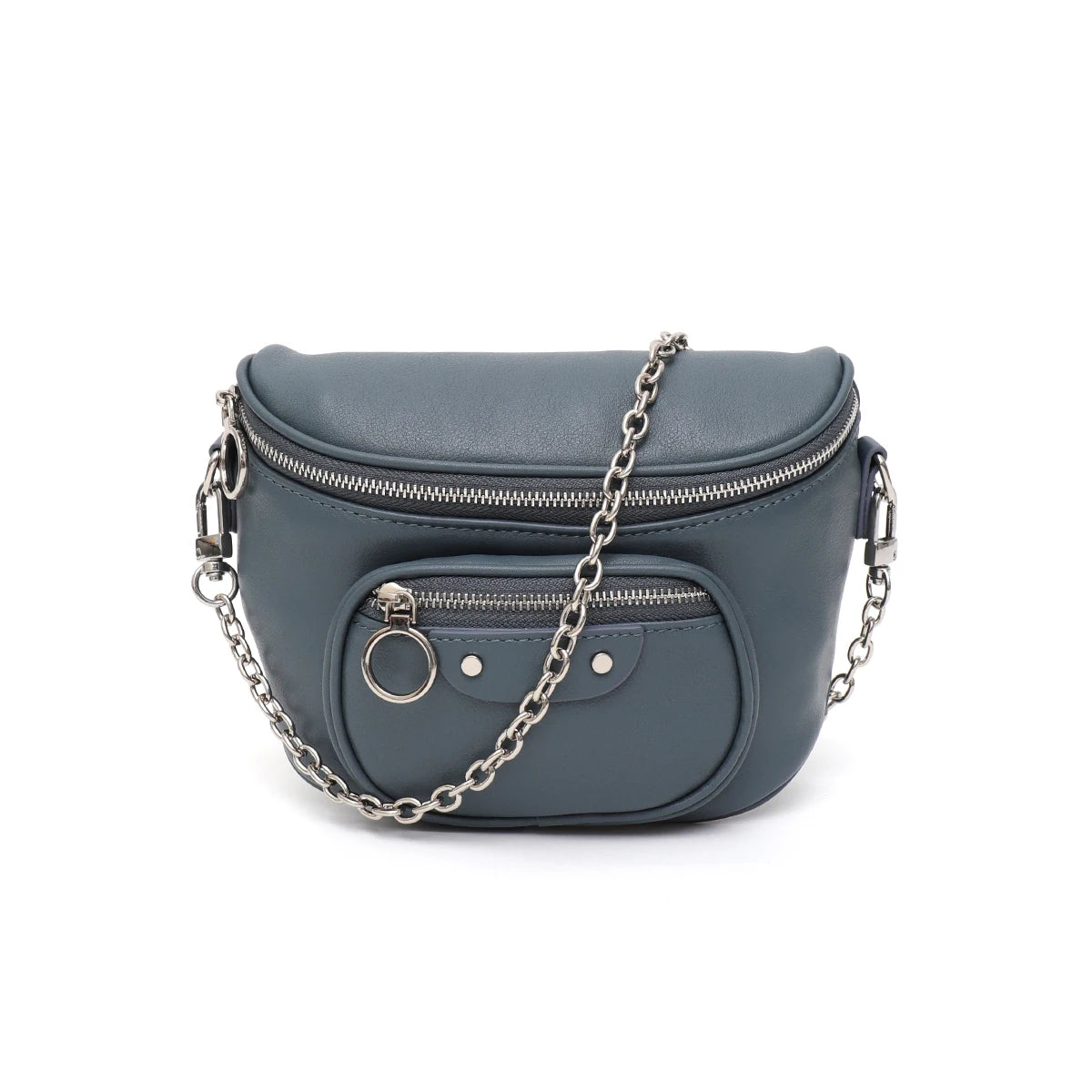 Chain-Detail Belt Bag