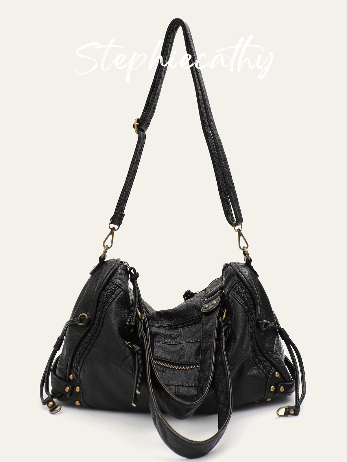 Riveted Multi-Pocket Tote
