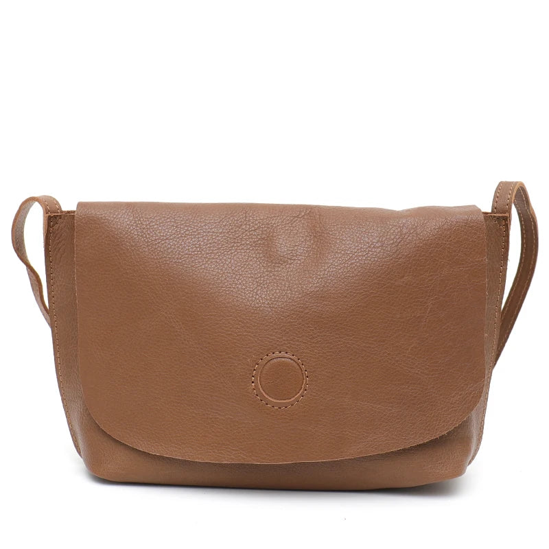 Rounded Flap Crossbody Bag
