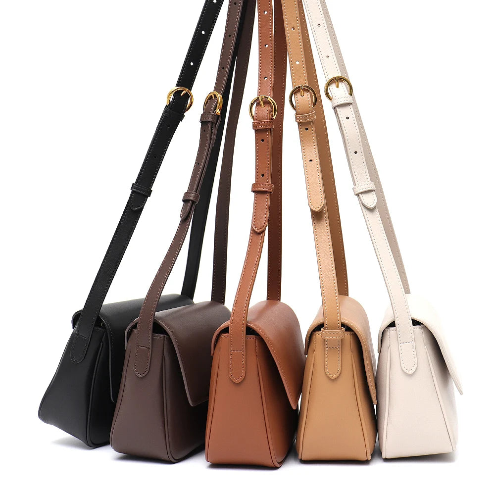 Minimal Flap Crossbody Bag