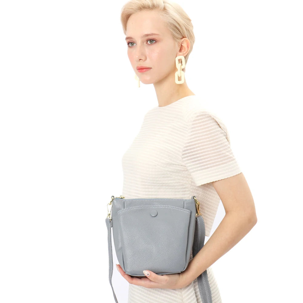 Compact Multi-Pocket Crossbody