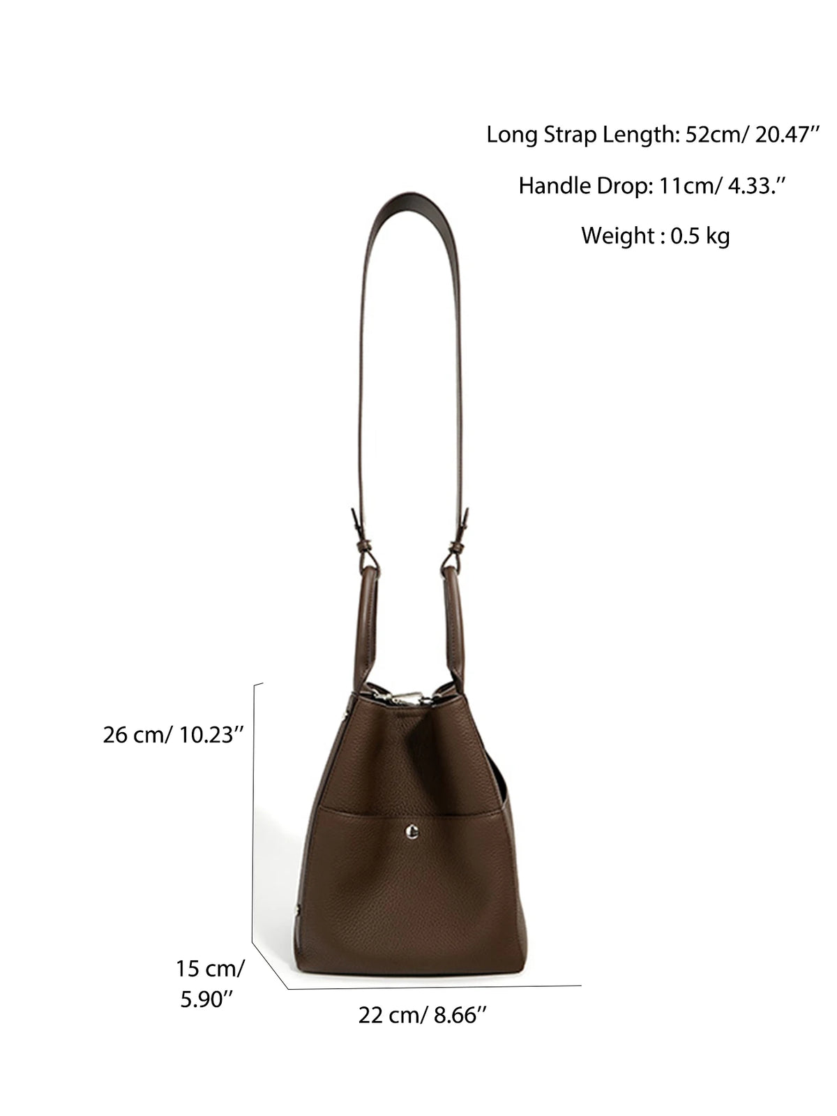 Soft Snap Shoulder Tote