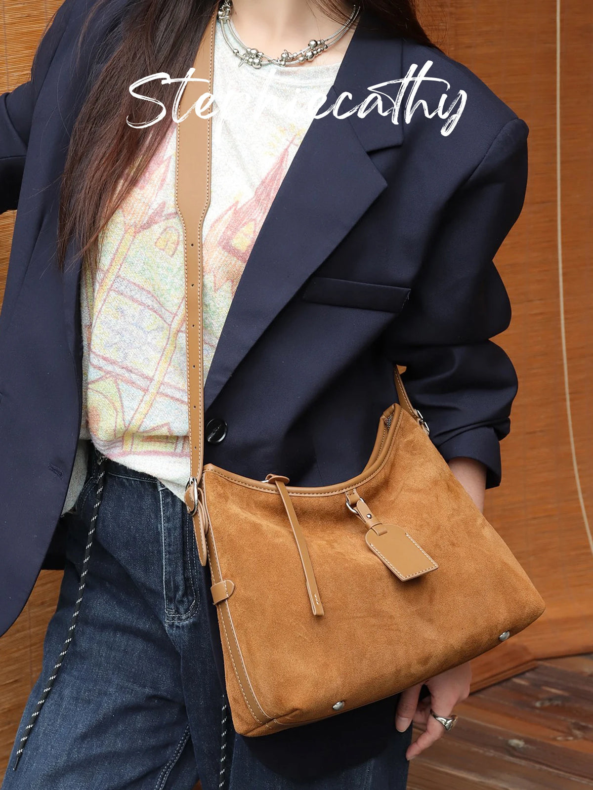 Adjustable Soft Hobo Bag
