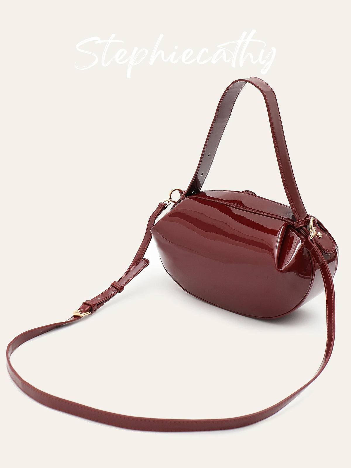 Structured Oval Shoulder Bag