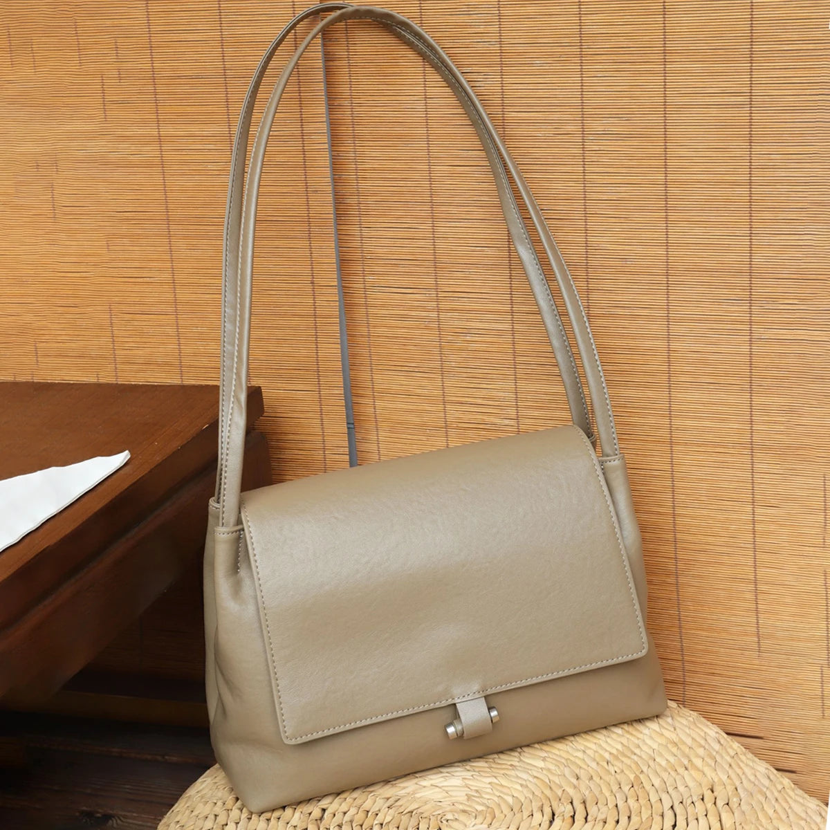 Minimal Flap Underarm Bag