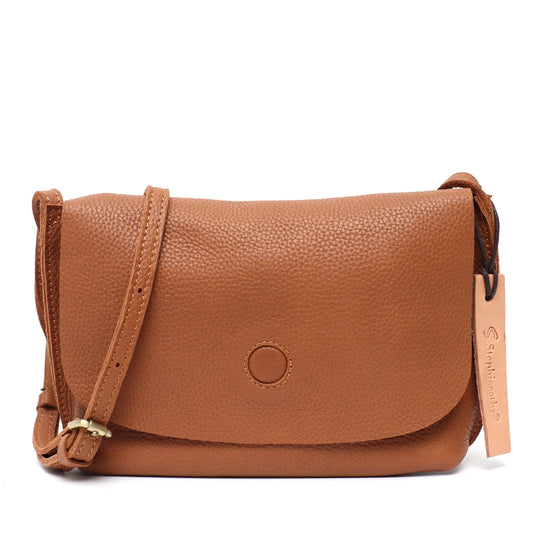 Rounded Flap Crossbody Bag