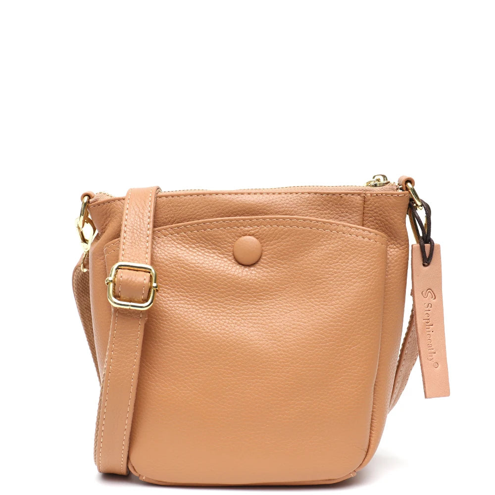 Compact Multi-Pocket Crossbody