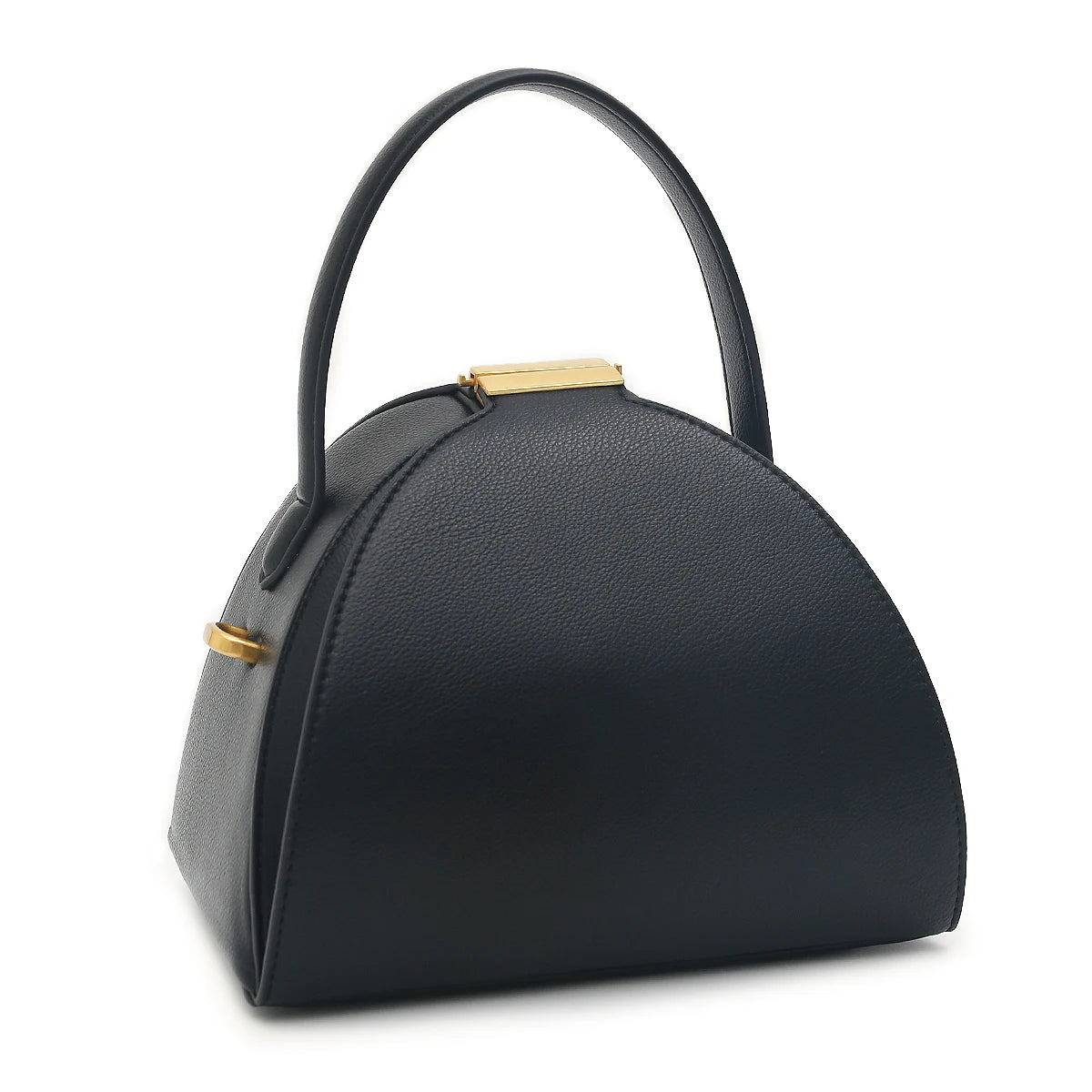Sculpted Dome Top-Handle Bag